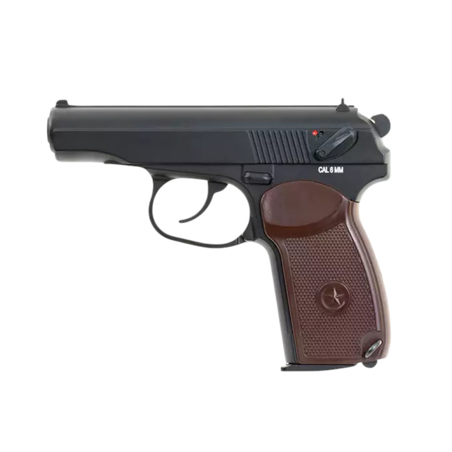 SOVIET PM MAKAROV Pistol CO2 REPLICA - BLACK - KWC