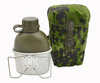 CANTEEN WITH CUP AND M84 COVER - MILITARY SURPLUS DANISH ARMY - USED