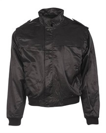 BLACK SECURITY ZIP-OFF BLOUSON