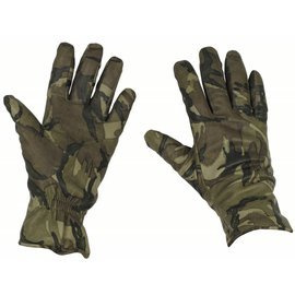 GB LEATHER GLOVES MKII COMBAT - MTP CAMO - WITH LINING - USED