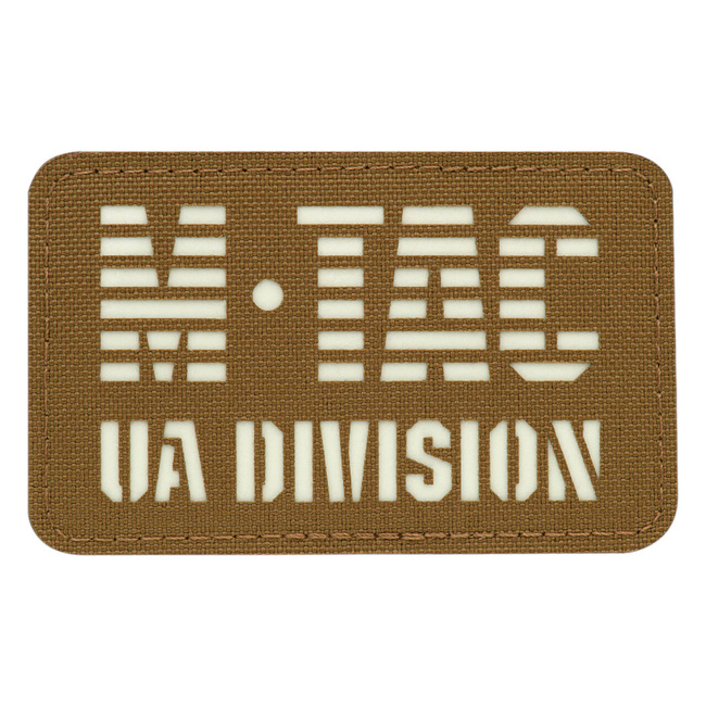 UA DIVISION LASER CUT PATCH - COYOTE/GID - M-TAC