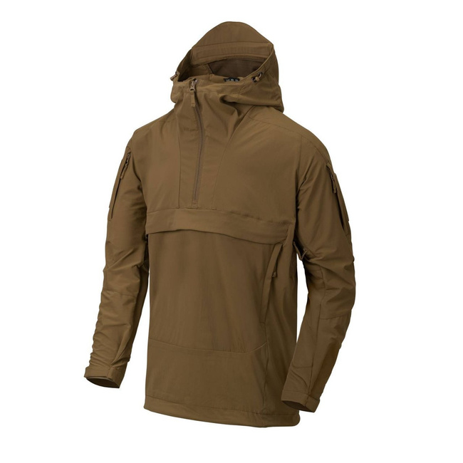 MISTRAL ANORAK JACKET - SOFT SHELL - MUD BROWN - HELIKON