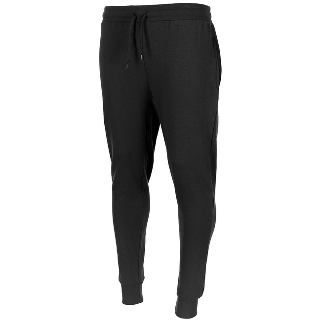 TRACKSUIT PANTS - "JOGGER" - MFH® - BLACK