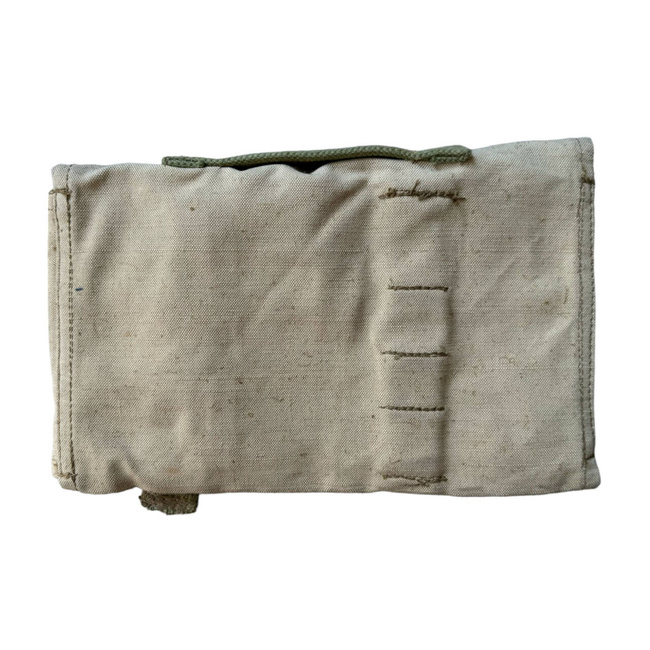 TEXTILE BEZEL COVER - KHAKI - MILITARY SURPLUS ROMANIAN ARMY - IN GOOD CONDITION