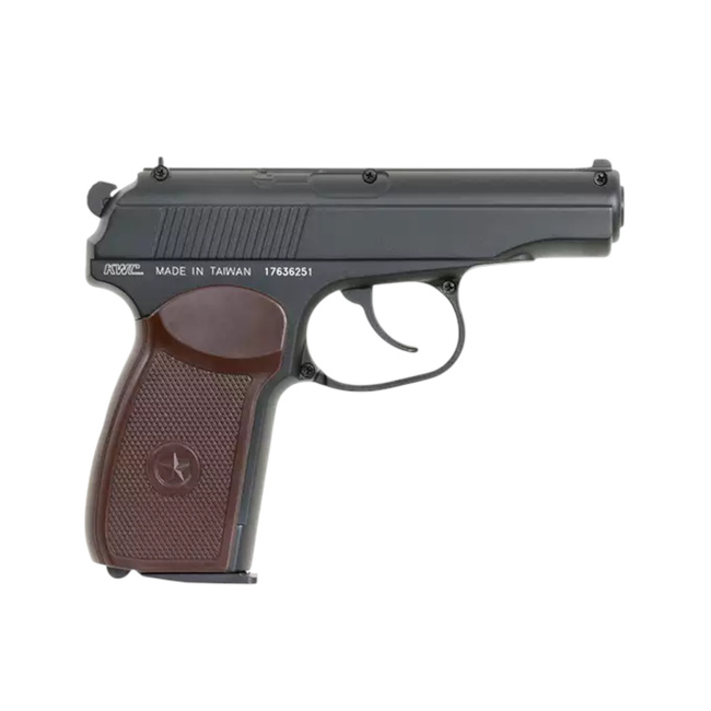 SOVIET PM MAKAROV Pistol CO2 REPLICA - BLACK - KWC