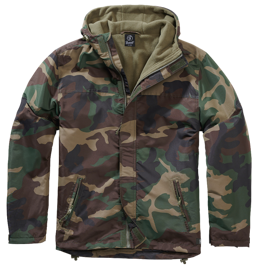 WINDBREAKER FRONT ZIP - WOODLAND - BRANDIT