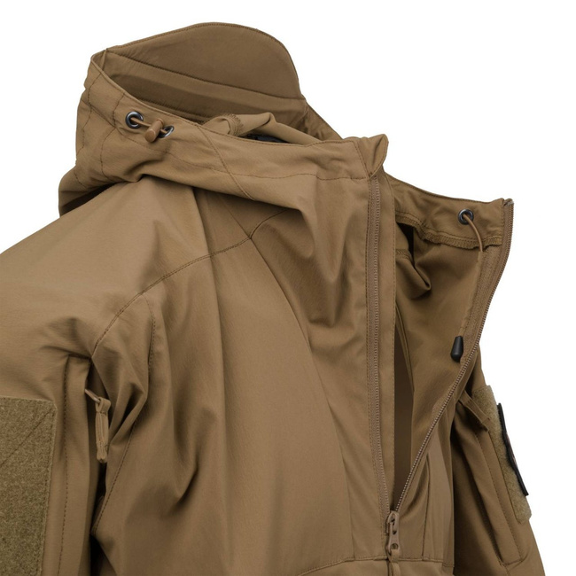 MISTRAL ANORAK JACKET - SOFT SHELL - MUD BROWN - HELIKON