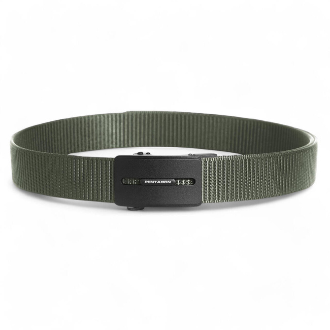 REGAL BELT - BLK - 35 MM - OLIVE GREEN - PENTAGON