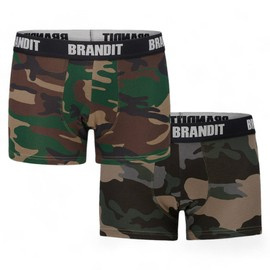 LOGO BOXERS - WOODLAND/DARKCAMO - BRANDIT (2/PACK)