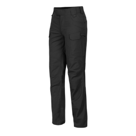 WOMENS URBAN TACTICAL PANTS - UTP Resized - POLYCOTTON RIPSTOP - Helikon-Tex - BLACK - LENGTH 34 inch