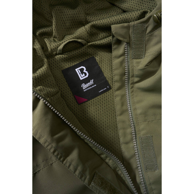 LADIES SUMMER JACKET - FRONTZIP WINDBREAKER - OLIVE - BRANDED