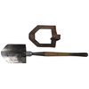 US Folding Shovel, wooden handle, used