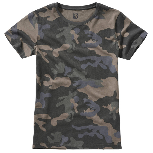 LADIES COTTON T-SHIRT -  DARKCAMO - BRANDIT