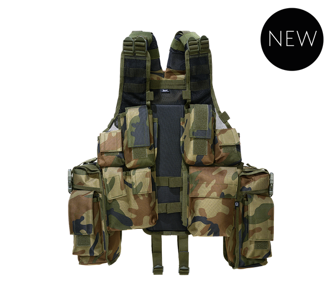 TACTICAL VEST - WOODLAND - BRANDIT