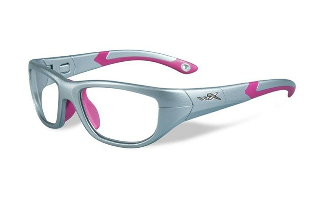 Glasses - Wileyx - VICTORY Clear Silver/Magenta Frame