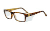 Glasses - Wileyx - PROFILE Clear Lens Gloss Demi Brown Frame