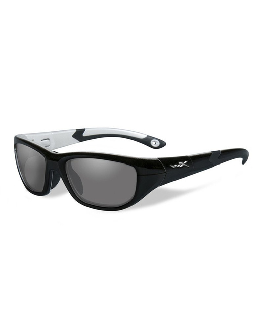 Glasses - Wileyx - VICTORY Clear Gloss Black/ Aluminum Pearl Frame