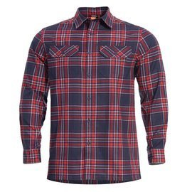 DRIFTER FLANNEL SHIRT - RED CHECKS - PENTAGON