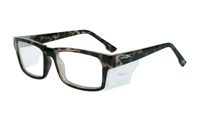 Glasses - Wileyx - PROFILE Clear Lens Gloss Demi Green Frame