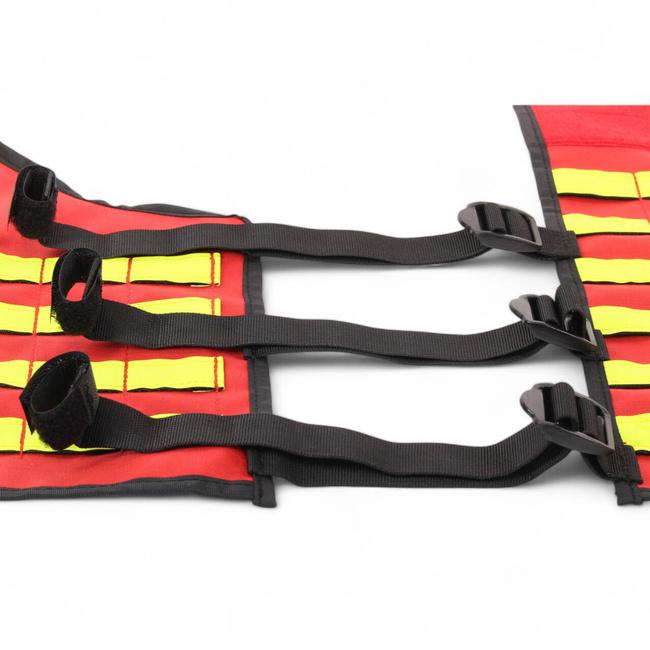 REFLECTIVE WORK VEST - FLEECE - HIGH-VIS - RED - ZENTAURON