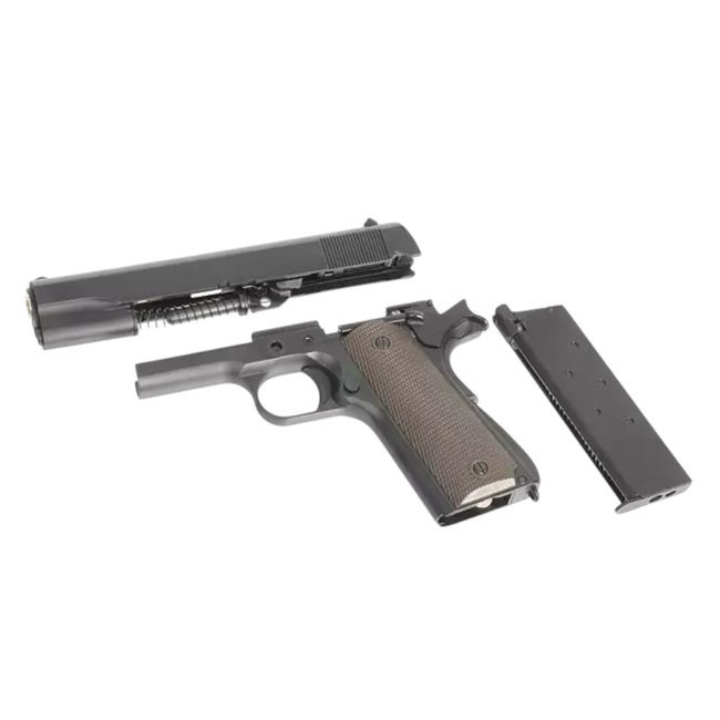 1911 PISTOL  REPLICA WITH GAS BLOWBACK - GBB - BLACK - GOLDEN EAGLE