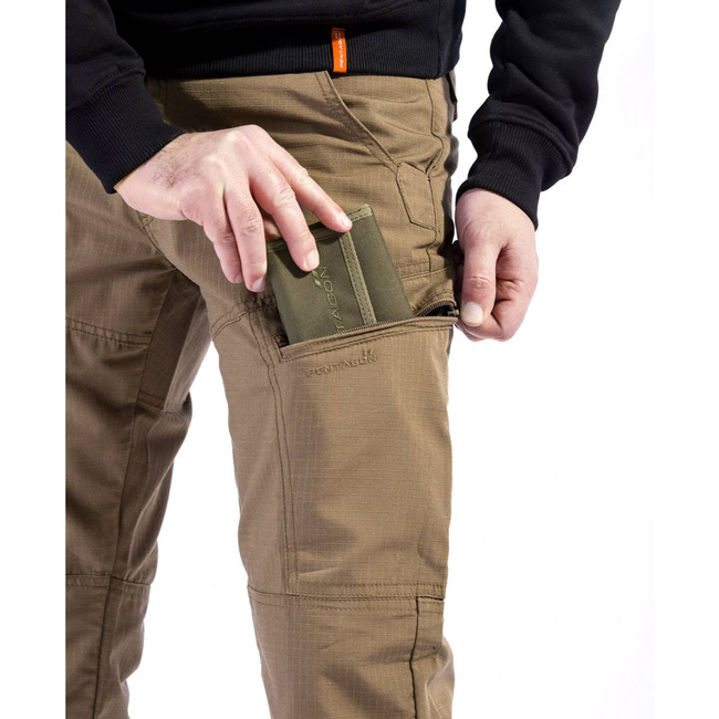 RIP-STOP PANTS 30" - "YPERO" - PENTAGON® - KHAKI