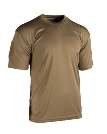 TACTICAL QUICK-DRYING T-SHIRT - DARK COYOTE - MIL-TEC