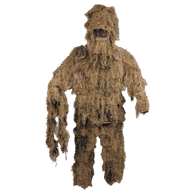 CAMO SUIT - "GHILLIE" - 4 PARTS - MFH® - DESERT