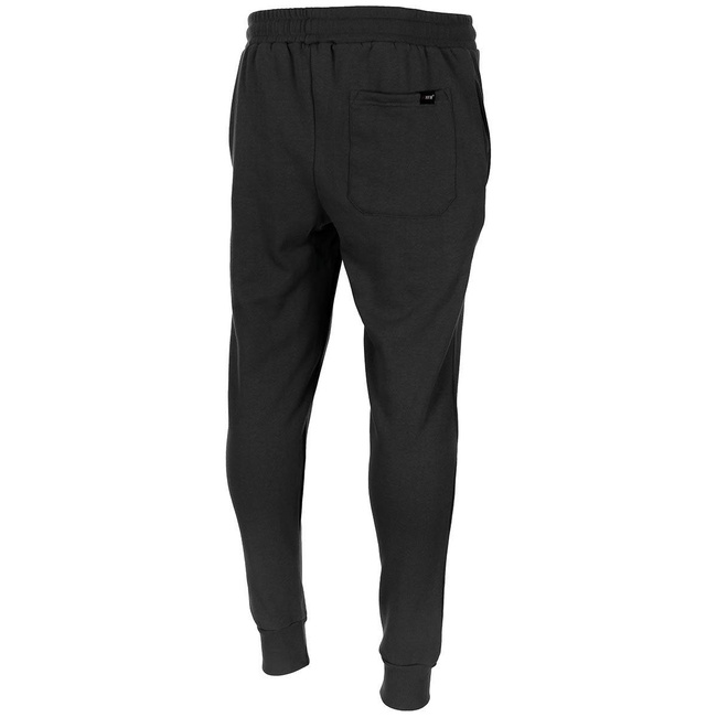 TRACKSUIT PANTS - "JOGGER" - MFH® - BLACK