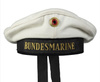 WHITE NAVY HAT WITH INSIGNIA