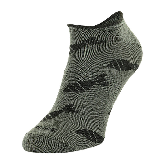 LIGHT SUMMER SOCKS - MORTAR BOMBS - M-TAC - OLIVE