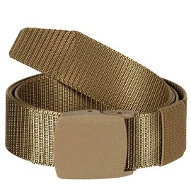 WEB BELT, "TACTICAL" 3.8 CM - COYOTE TAN - MFH