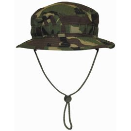 BRITISH BOONIE HAT - WITH CHIN STRAP - MFH® - DPM CAMO
