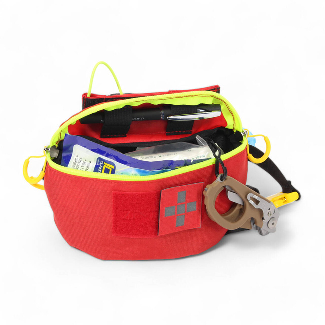 BAG, HIP BAG - RESCUE - RED - ZENTAURON