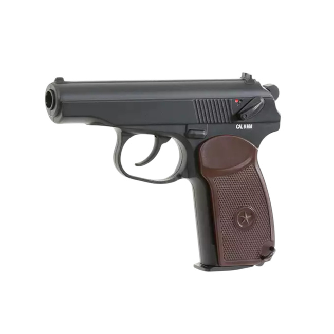 SOVIET PM MAKAROV Pistol CO2 REPLICA - BLACK - KWC