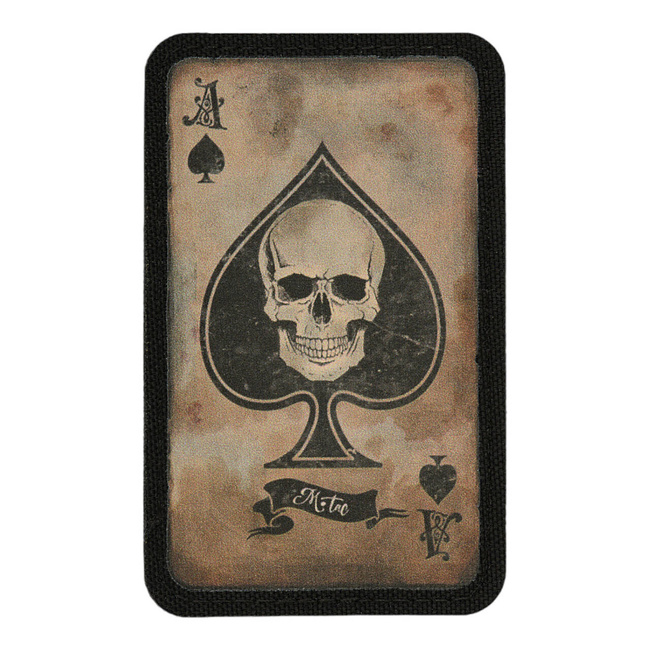 PATCH ACE OF SPADES - COYOTE/BLACK - M-TAC