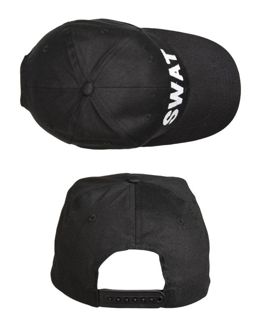 BLACK ′SWAT′ BASEBALL CAP