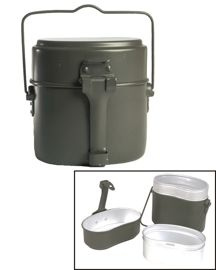 GERMAN GENUINE 3-PC. MESS KIT