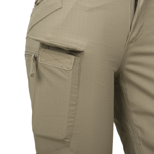 WOMEN'S URBAN TACTICAL PANTS -  UTP Resized®  - POLYCOTTON RIPSTOP - Helikon-Tex® - KHAKI - LENGTH 34”