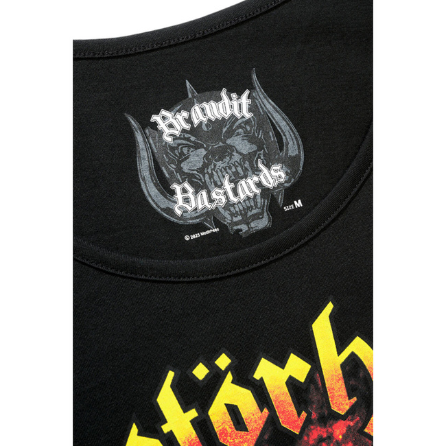 MOTÖRHEAD COTTON TANK TOP WITH OVERKILL PRINT - BLACK - BRANDIT